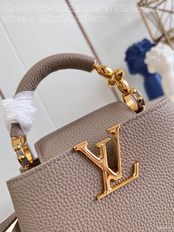 Cheap MINI-21*14*8CM VUITTON LOUIS CAPUCINES 0803